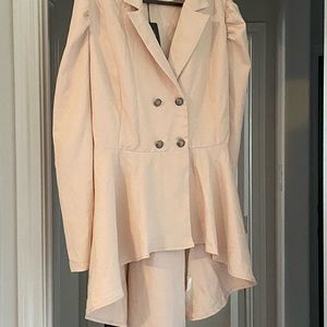 Scarlet of Darkness jacket lace up back. Crème color